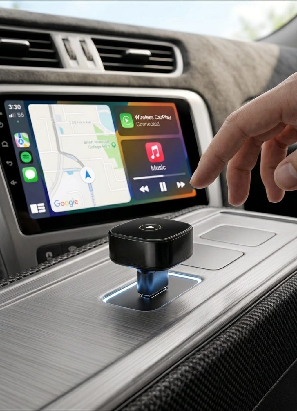 Syncly Wireless CarPlay & Android Auto Adapter