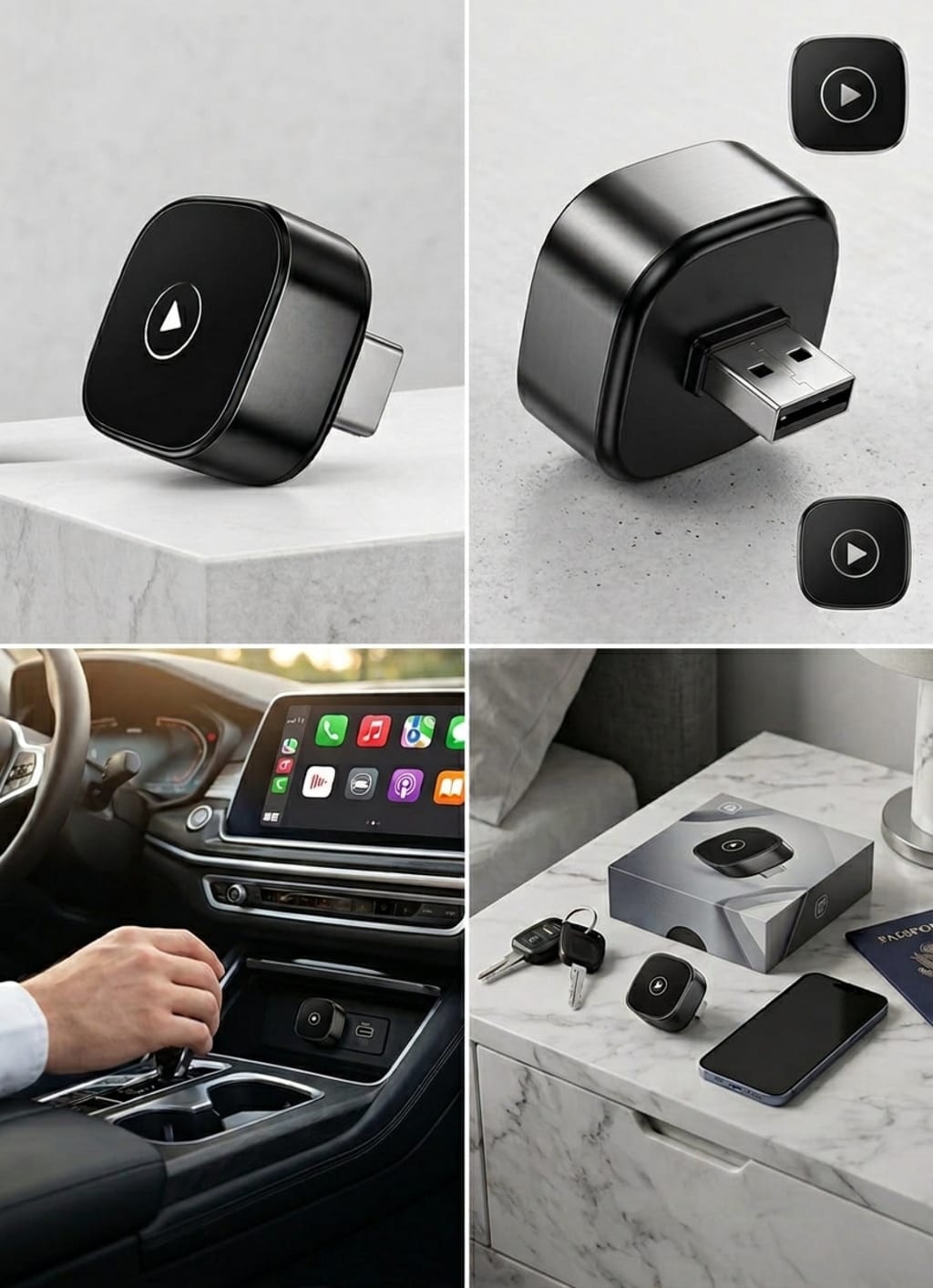 Syncly Wireless CarPlay & Android Auto Adapter